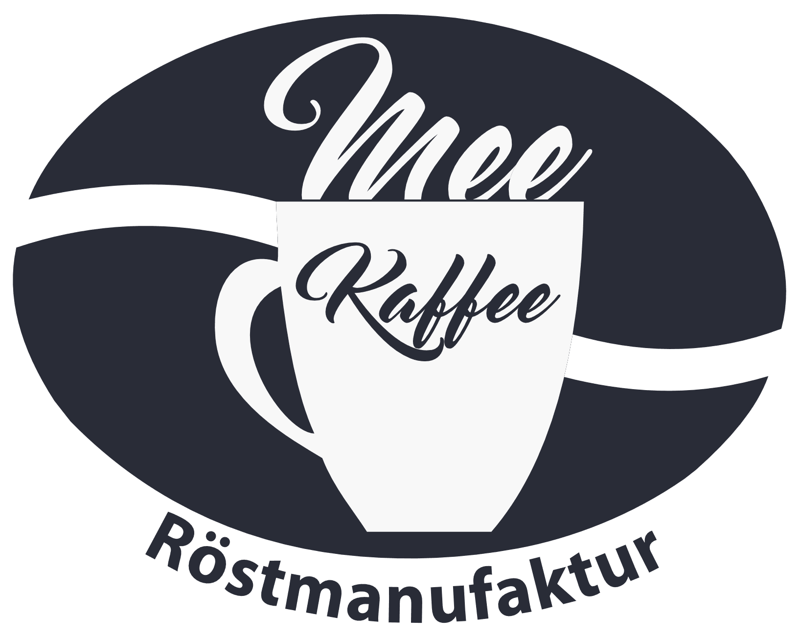 Logo der Röstmanufaktur MEE KAFFEE. Dient auch als Button, um auf die Startseite zurück zukommen.