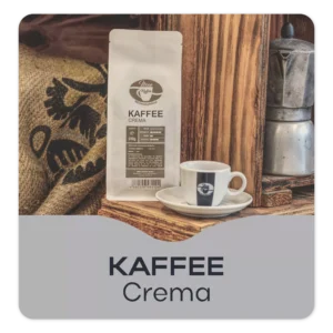 Foto des Kaffee Crema - dem Klassiker aller MEE Kaffee Produkte.