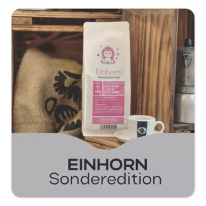 Abbildung der Sonderedition Einhorn Kaffee - einfach einzigartig