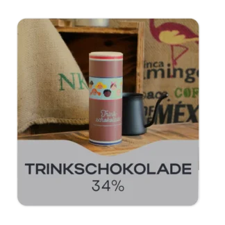 Leckere Trinkschokolade mit 34 % Kakao