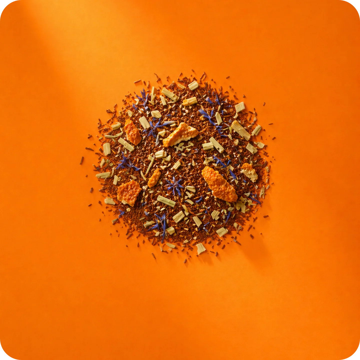 Loser Rooibos Tee mit Orangenschalen, Blüten und Kräutern aus Südafrika
