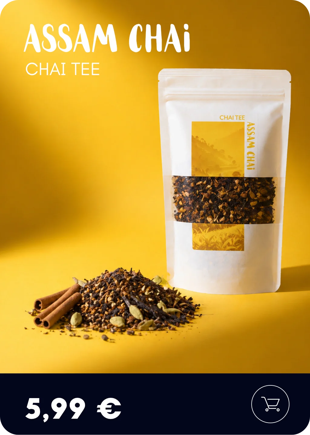 Assam Chai Tee mit Zimt und Gewürzen als loser Tee von MEE KAFFEE