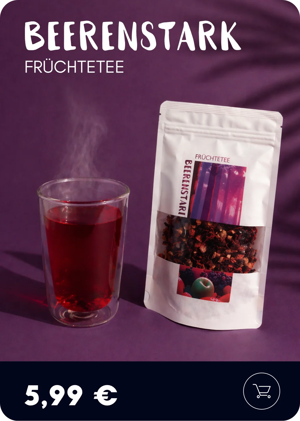 Beerenstark Früchtetee – Fruchtig-süßer Tee mit intensivem Beerenaroma