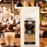 Winnemohr Espresso von MEE KAFFEE als limitierte Gastro-Sonderröstung mit Latte Macchiato in gemütlicher Café-Atmosphäre.